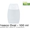 Frasco OVAL Multi-usos , em PP - 100ml