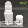 Frasco Roll-on em PP - 50ml - Branco