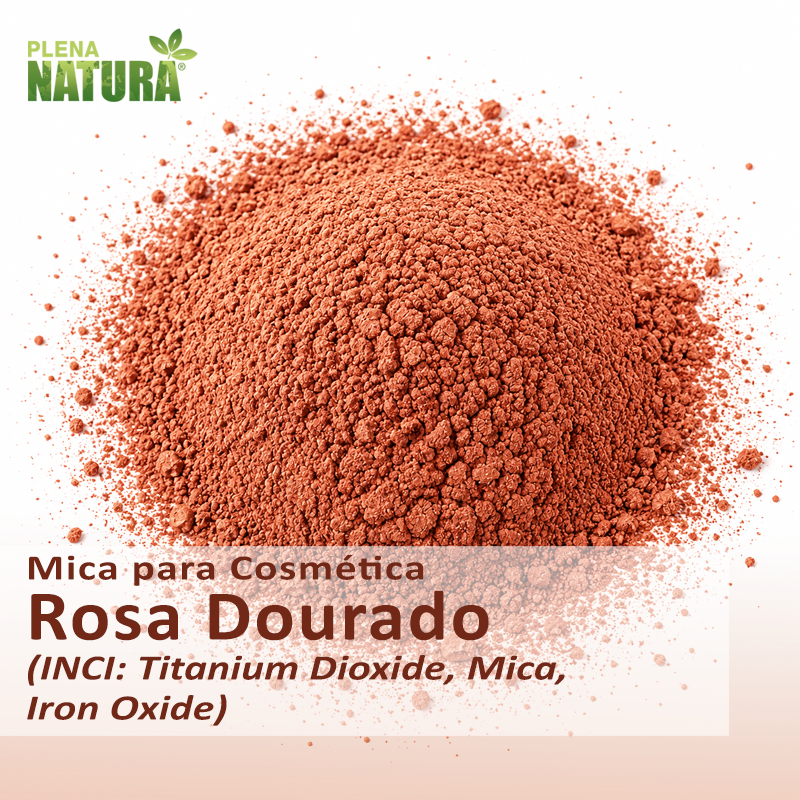 Mica Cosmética - Rosa Dourado