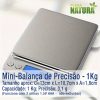 Mini-Balança de Precisão - 1000g/0,1g